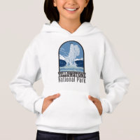 Yellowstone National Park Old Faithful Vintage
