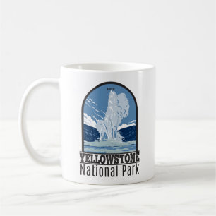 Yellowstone National Park Old Faithful Vintage Koffiemok
