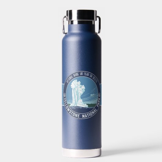 Yellowstone National Park - Old Faithful WPA Waterfles (Voorkant)