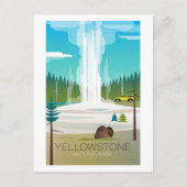 Yellowstone National Park, Oud Trouw Briefkaart (Voorkant)