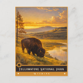 Yellowstone National Park | Oude ansichtkaart Briefkaart