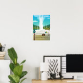 Yellowstone National Park, Oude Getrouwe Print (Thuiskantoor)