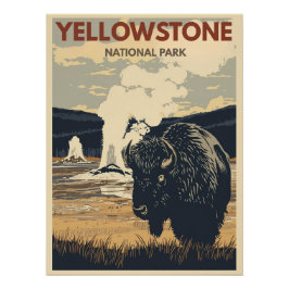 Yellowstone National Park Perfect Poster
