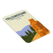 Yellowstone National Park Petrified Tree  Magneet (Rechterzijde)