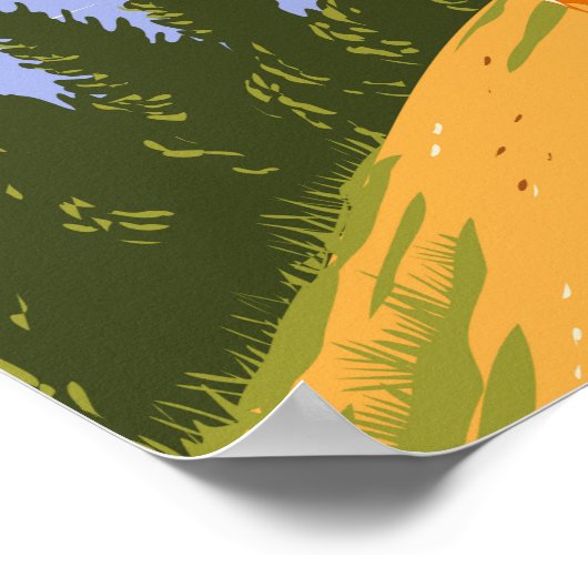 Yellowstone National Park Petrified Tree  Poster (Hoek)