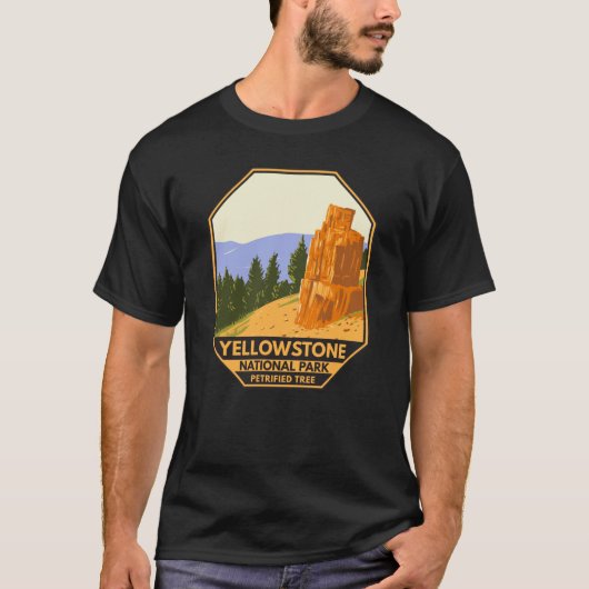 Yellowstone National Park Petrified Tree  T-shirt (Voorkant)