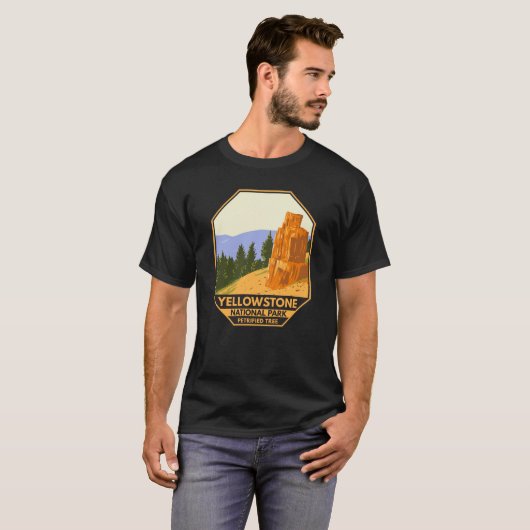 Yellowstone National Park Petrified Tree  T-shirt (Voorkant volledig)
