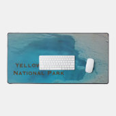 Yellowstone National Park Photo Blue Hot Springs Bureaumat (Keyboard & Muis)