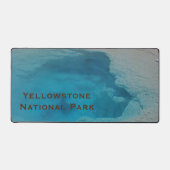 Yellowstone National Park Photo Blue Hot Springs Bureaumat (Voorkant)