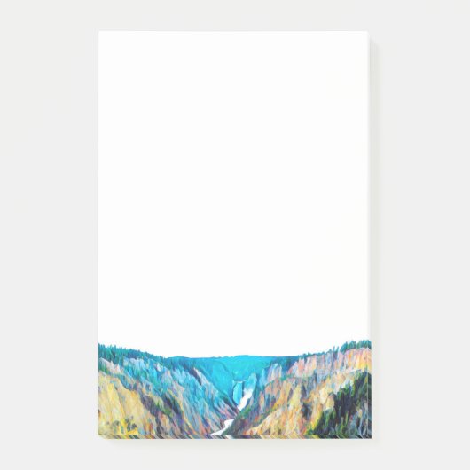 Yellowstone National Park Post-It Notes (Voorkant)
