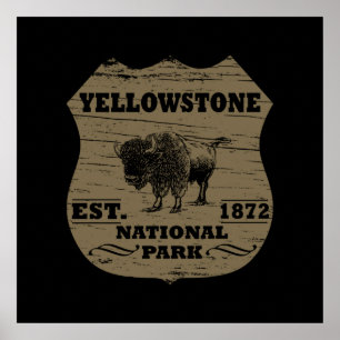 Yellowstone National Park Poster