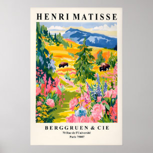 Yellowstone National Park Poster Matisse Stijl