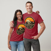 Yellowstone National Park Retro Camping T-shirt (Unisex)