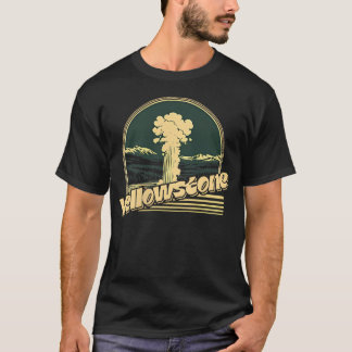 Yellowstone National Park Retro ( Op Voor- en T-shirt