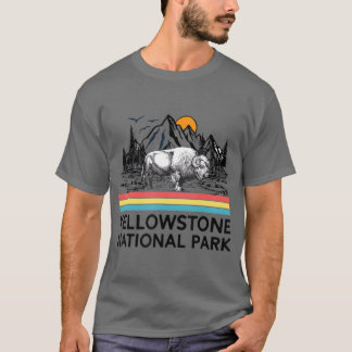  Yellowstone National Park Retro T-shirt