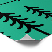 Yellowstone National Park Retro Wyoming USA Bison Poster (Hoek)