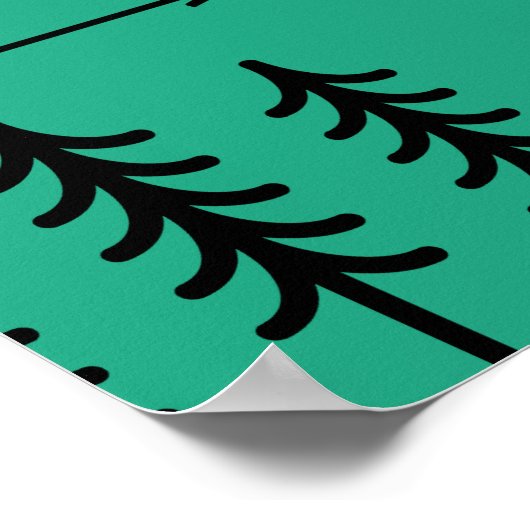 Yellowstone National Park Retro Wyoming USA Bison Poster (Hoek)