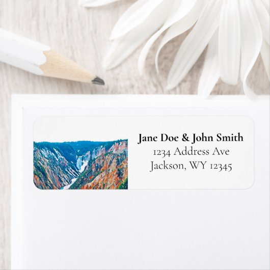 Yellowstone National Park Return Address Labels (Insitu)