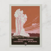  Yellowstone National Park Revel Briefkaart (Voorkant)