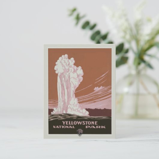 Yellowstone National Park Revel Briefkaart (Staand voorkant)