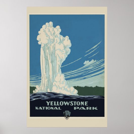  Yellowstone National Park Revel Poster (Voorkant)