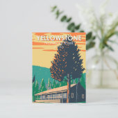 Yellowstone National Park Roosevelt Lodge Cabins Briefkaart (Staand voorkant)