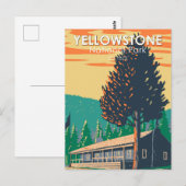 Yellowstone National Park Roosevelt Lodge Cabins Briefkaart (Voorkant / Achterkant)