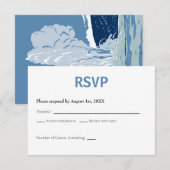 Yellowstone National Park RSVP Card Retro Kaartje (Voorkant / Achterkant)