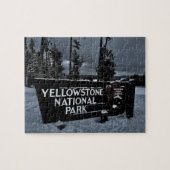 Yellowstone National Park Sign. Legpuzzel (Horizontaal)