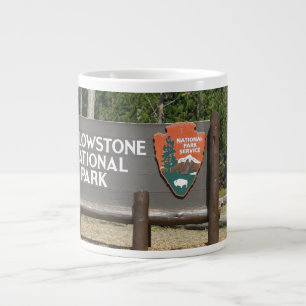Yellowstone National Park, sign, Wyoming, U.S. Grote Koffiekop