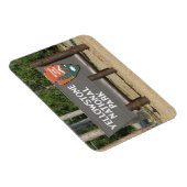 Yellowstone National Park, sign, Wyoming, U.S. Magneet (Rechterzijde)