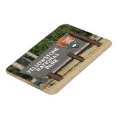Yellowstone National Park, sign, Wyoming, U.S. Magneet (Linkerzijde)
