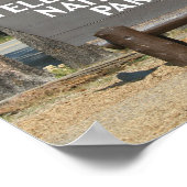 Yellowstone National Park, sign, Wyoming, U.S. Poster (Hoek)