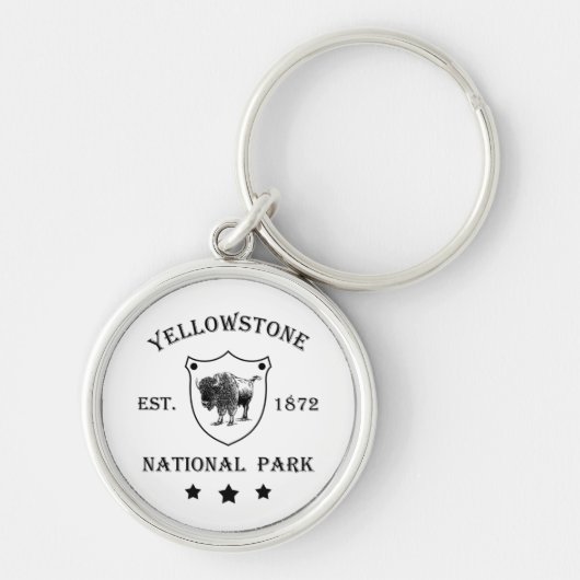 Yellowstone National Park Sleutelhanger (Voorkant)