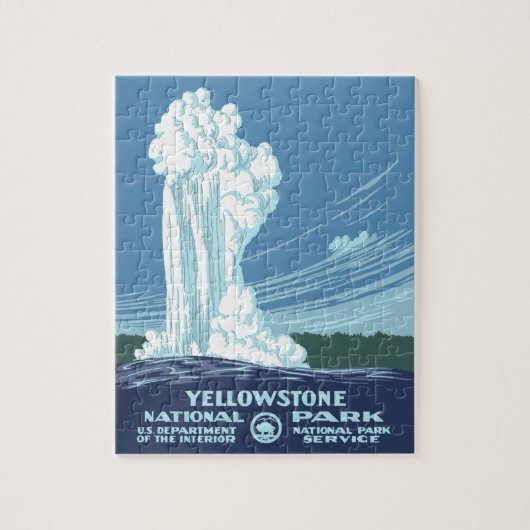 Yellowstone National Park Souvenir Legpuzzel (Verticaal)