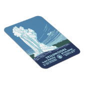 Yellowstone National Park Souvenir Magneet (Rechterzijde)