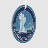 Yellowstone National Park Souvenir Ornament (voorkant)