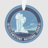 Yellowstone National Park Souvenir Ornament (voorkant)