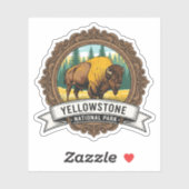 Yellowstone National Park Souvenir Sticker (Vel)