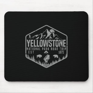Yellowstone National Park Souvenir Wandelen Famili Muismat