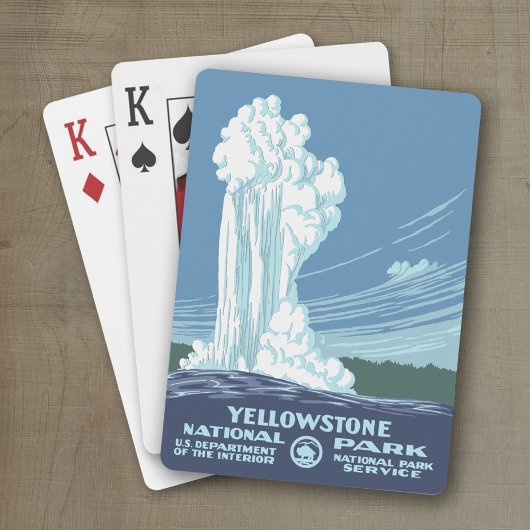Yellowstone National Park Souvenir - WPA Speelkaarten