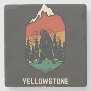 Yellowstone National Park Stenen Onderzetter