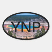Yellowstone National Park Sticker (Voorkant)