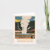 Yellowstone National Park Sticker Kaart (Voorkant)