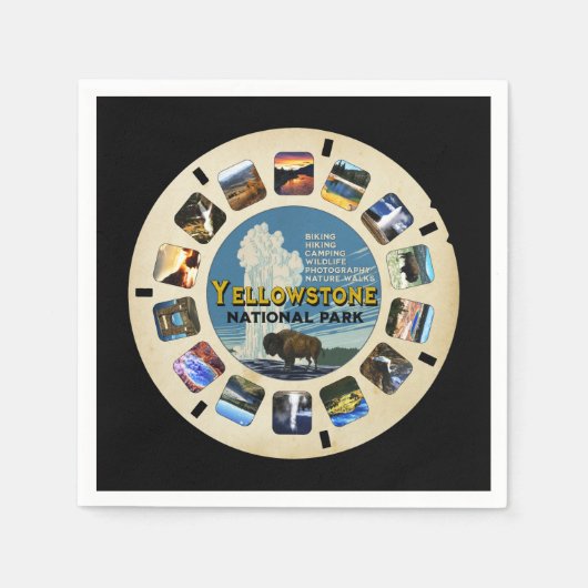  YELLOWSTONE NATIONAL PARK THEMAFEEST SERVET (Voorkant)