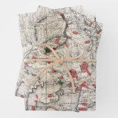 Yellowstone National Park Topographic Wr Inpakpapier Vel (In situ)