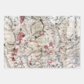  Yellowstone National Park Topographic Wr Inpakpapier Vel (Voorkant)