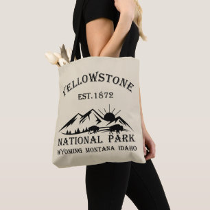 Yellowstone National Park Tote Bag