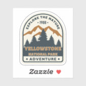 Yellowstone National Park Travel Sticker (Vel)