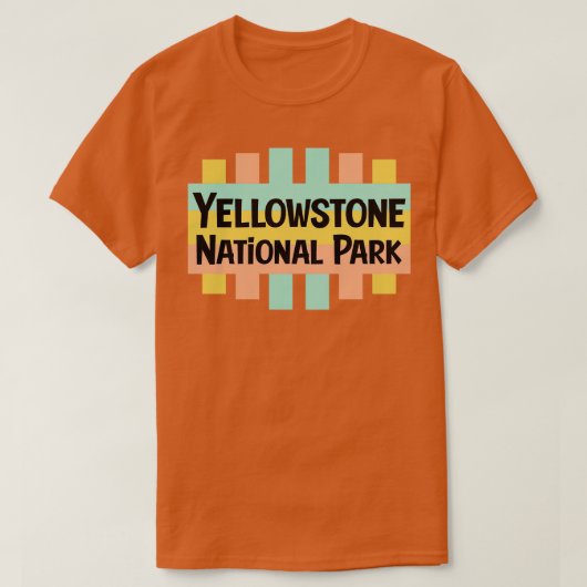 Yellowstone National Park TShirt 8 (Design voorkant)